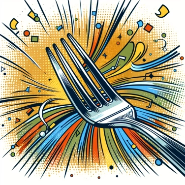 Explain why a metal fork can produce a screeching sound on a plate?