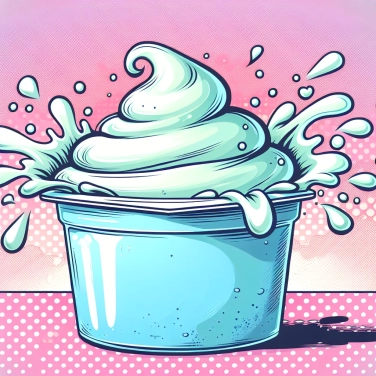 Explain why a yogurt swells if it stays too long in a warm place?