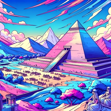 Explain why ancient civilizations built pyramids as tombs for their kings.