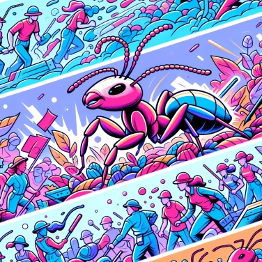 Explain why are all worker ants females?