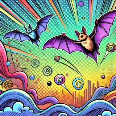 Explain why bats navigate using echolocation.