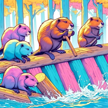Explain why beavers build dams?