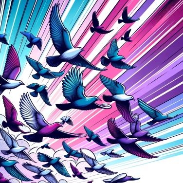 Explain why birds fly in formation.