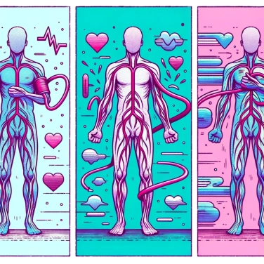 Explain why blood pressure varies depending on the body's position.