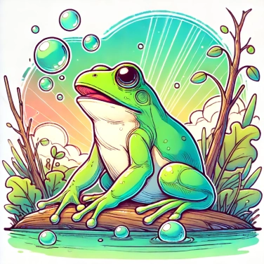 Explain why can frogs breathe through their skin?