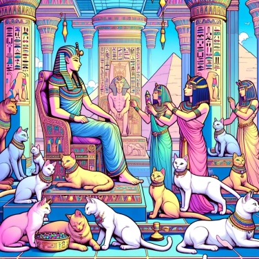 Explain why cats are considered sacred in Egyptian culture?