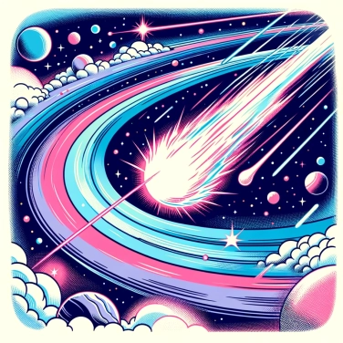 Explain why comets have an elliptical trajectory?