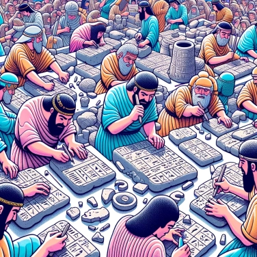 Explain why cuneiform writing was inscribed on clay tablets in Mesopotamia.