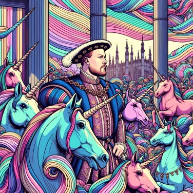 Explain why did King Henry VIII of England collect unicorn horns?