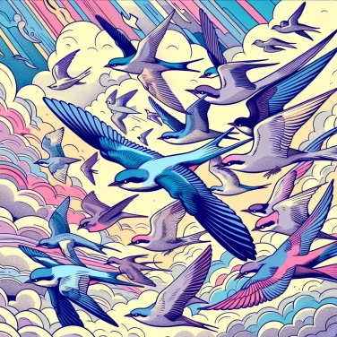Explain why do birds migrate at such high altitudes?