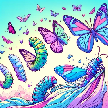 Explain why do caterpillars transform into butterflies during their metamorphosis?