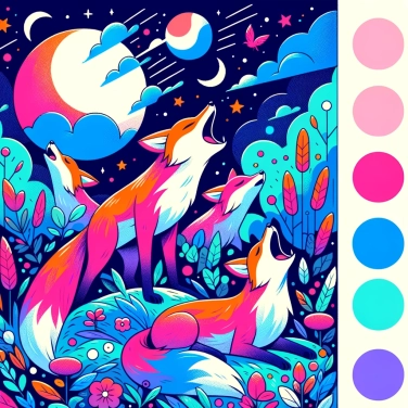 Explain why do foxes scream during the night?