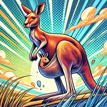 Explain why do kangaroos have a pouch?