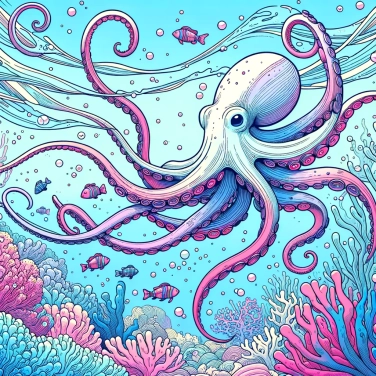 Explain why do octopuses prefer to move backwards?