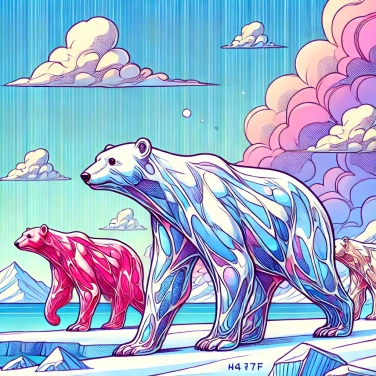 Explain why do polar bears have transparent fur?