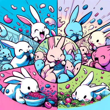 Explain why do rabbits constantly nibble?