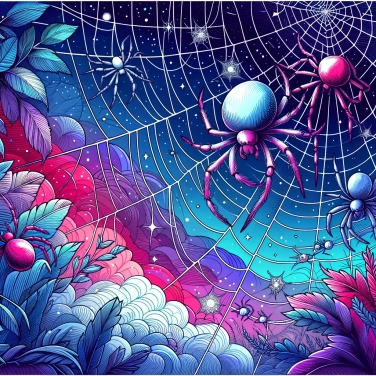 Explain why do spiders prefer to weave their web at night?