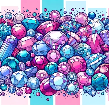 Explain why do the colors of gemstones vary?