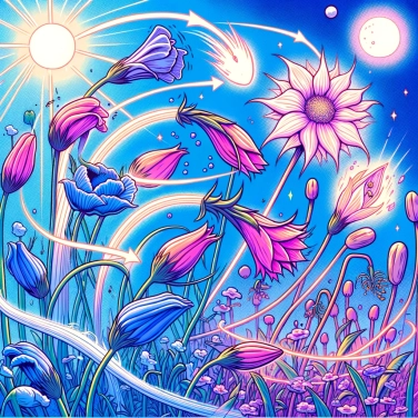 Explain why do the flowers of some plants close at night and open during the day?