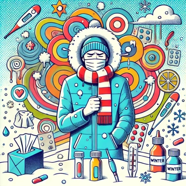 Explain why do we get sick more often in winter?