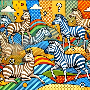 Explain why do zebras have stripes?