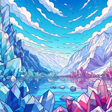 Explain why does the size of ice crystals vary in a glacier?