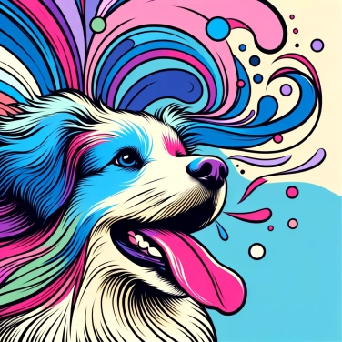 Explain why dogs lick humans.