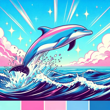 Explain why dolphins jump out of the water.