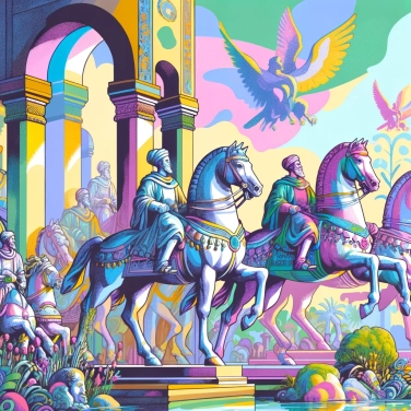 Explain why equestrian statues are so popular in sculptural art?