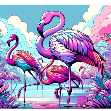 Explain why flamingos often stand on one leg?
