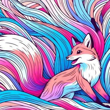 Explain why foxes have a bushy tail?