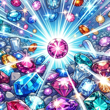 Explain why gemstones have such vivid colors.