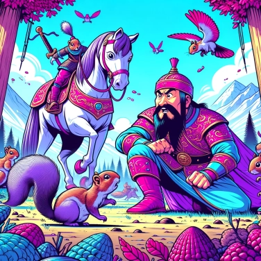 Explain why Genghis Khan feared squirrels.