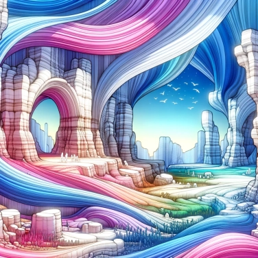 Explain why geological formations in the form of arches are fragile and ephemeral.