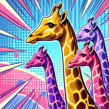 Explain why giraffes have a unique digestion system?