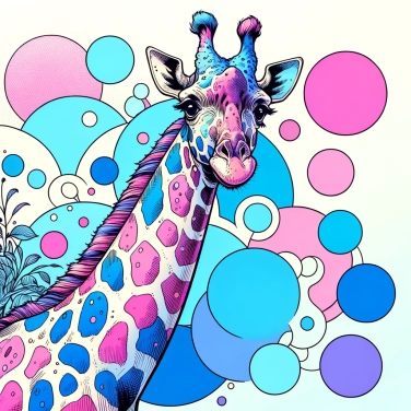Explain why giraffes have spots on their skin.