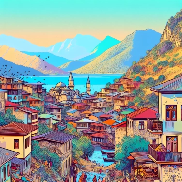 Explain why has the town of Kayaköy (in Turkey) been uninhabited for nearly a century?
