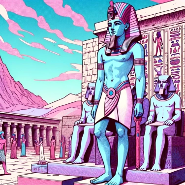 Explain why Hatshepsut was represented as a man in statues.