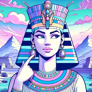 Explain why Hatshepsut was the only pharaoh to have worn the double crown.