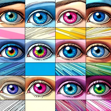 Explain why human eyes are of different colors?