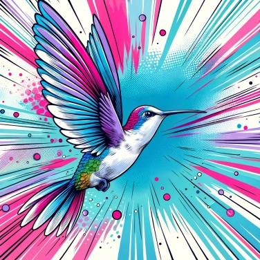 Explain why hummingbirds have such a fast wing beat?