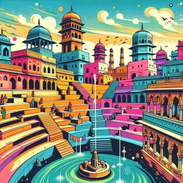 Explain why is the city of Abhaneri (in India) famous for the Chand Baori stepwell?