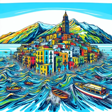 Explain why is the city of Baia (in Italy) currently submerged under the sea?