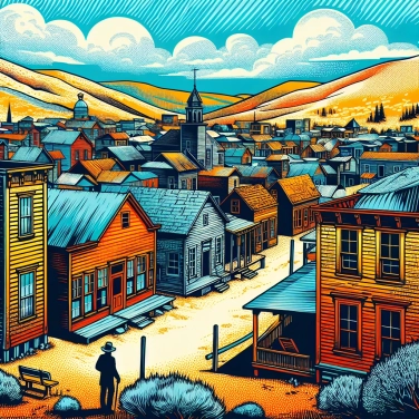 Explain why is the town of Bodie (in the United States) preserved as a historic ghost town?