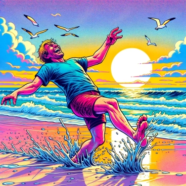 Explain why it is difficult to walk on wet sand.
