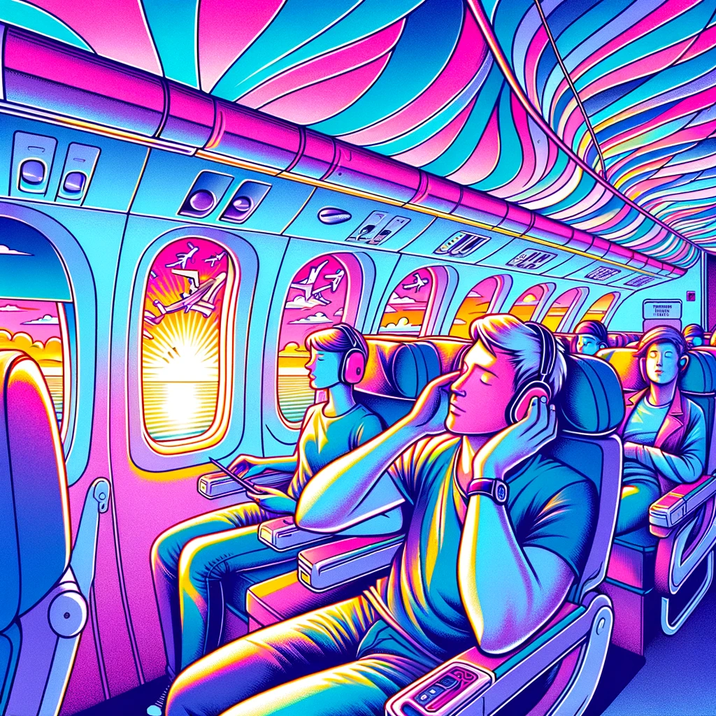 Explain why it is to use earplugs during a longhaul flight?