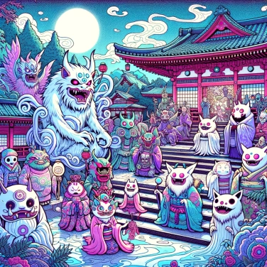 Explain why Japanese legends highlight yokai.