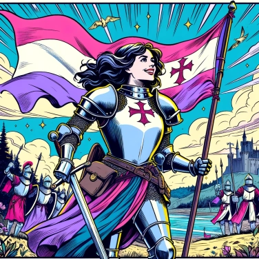 Explain why Jeanne d'Arc was nicknamed The Maid ?