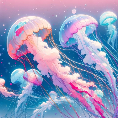 Explain why jellyfish are transparent?