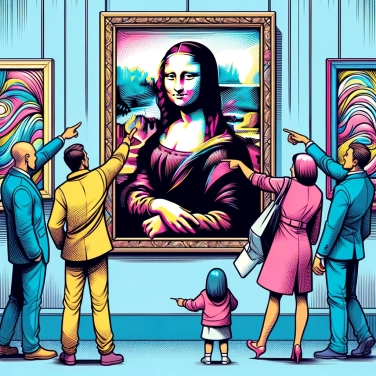 Explain why Leonardo da Vinci's Mona Lisa has such an enigmatic smile.